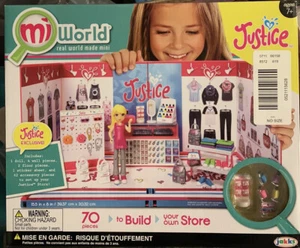 Mi WORLD Mini JUSTICE STORE SET + DOLL Exclusive Build Your Own 70+ Teile - Bild 1 von 4