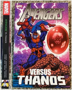 Avengers vs Thanos TPB Starlin Avengers Iron Man 55 Captain Marvel 25 33 versus - Picture 1 of 16