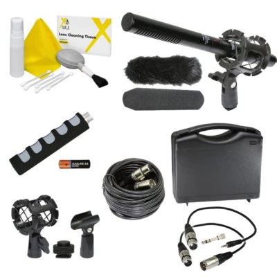 Vidpro XM-55 11' Broadcast Microphone Value Kit for Canon T6 T6i T5 T4 70D 80D   - Image 1 of 4