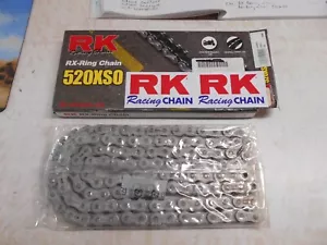 RK RACING CHAIN RX-RING CHAIN 520XSO 120 LINK 12-52X-120 - Picture 1 of 4