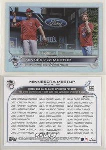2022 Topps Series 1 Checklist Rainbow Foil Shohei Ohtani Kenta Maeda #122