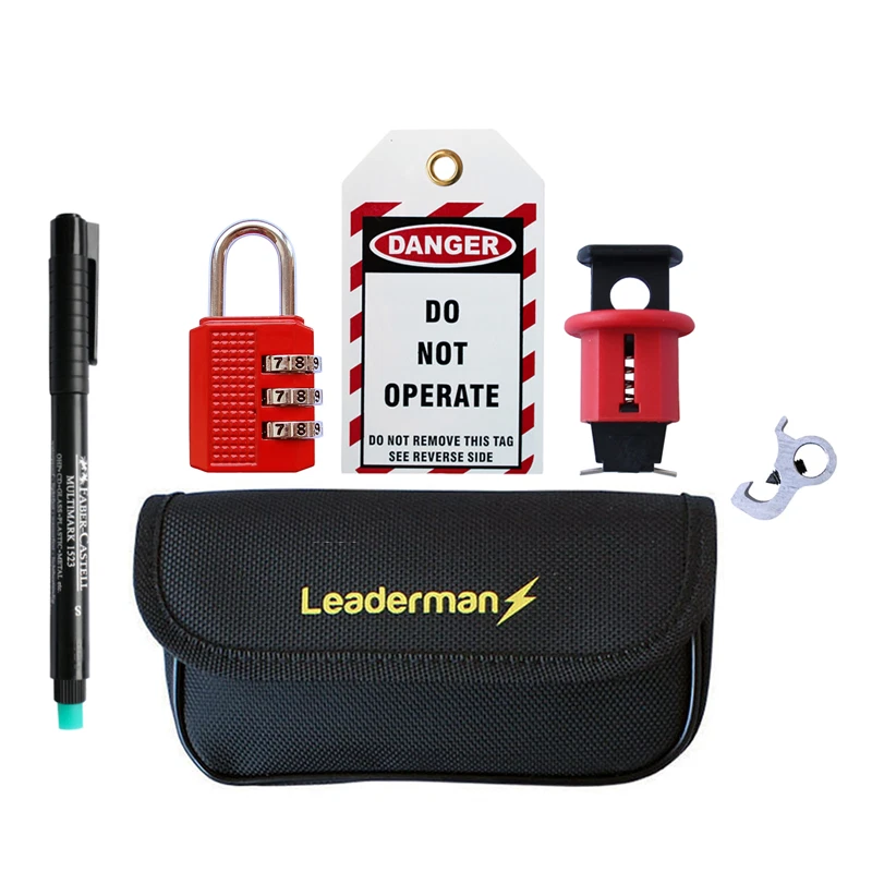 Leaderman LDM-SK15 MCB/RCD Lockoff Kit for Consumer Unit Circuit Breaker