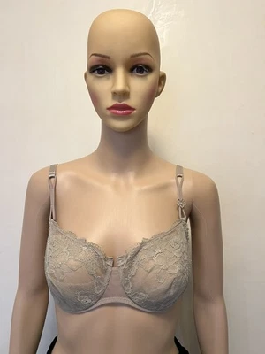 La Perla Women’s Lace Balconette Bra Beige Size 36C - Image 1 of 4