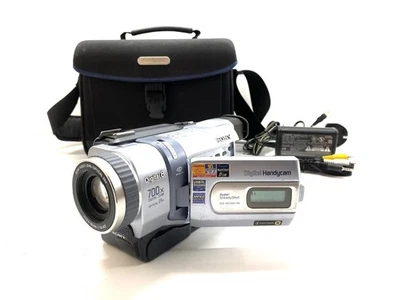 SONY DCR-TRV340 Hi8 Digital8 Video8 Tape Camcorder Handycam Complete Working Set - Image 1 of 4