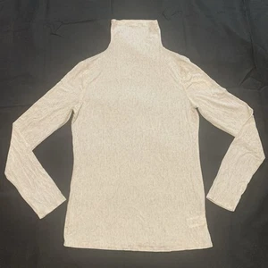 NWT AG Adriano Goldschmied Womens Large Chels Turtleneck Top LIGHTWEIGHT Blouse - Picture 1 of 7