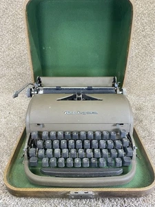 1950's Remington Rand Typewriter in Original Case, Working - Picture 1 of 12