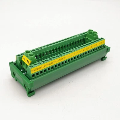 DIN Rail Installation 30A/300V 2x24Screw Terminal Distribution Module. - Image 1 of 4