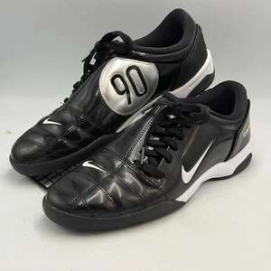 Nike Total 90 Trainers SP Black/Silver Patent UK9.5 - Picture 1 of 9