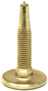 Woodys Traction 1.325 Gold Digger Studs W/Big Nuts - 96 Pack GDP6-1325-BS - Picture 1 of 6