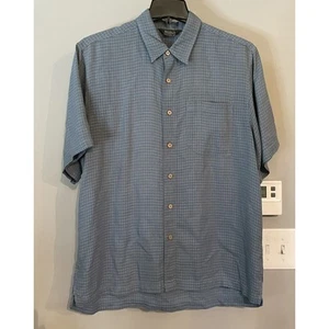 Royal Robbins Shirt Knit Button Up Short Sleeve Active Outdoors Hiking Mens L - Picture 1 of 11