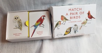 Memory Game MATCH A PAIR OF BIRDS, Christine Berrie, 50 cards COMPLETE - Image 1 of 3