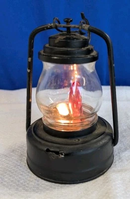 Vintage Rose Electric Lantern, Toy Lantern, Elvin Lantern, White Light Works - Image 1 of 4