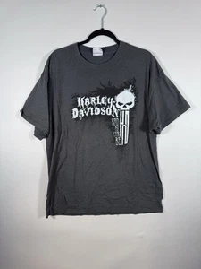 Black Harley Davidson Punisher Bad As Can Be Tshirt Sz XL - Picture 1 of 6