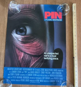 PIN: A Plastic Nightmare 18 x 24 inch Movie Poster 1988 Betamax (Horror) rare - Picture 1 of 8