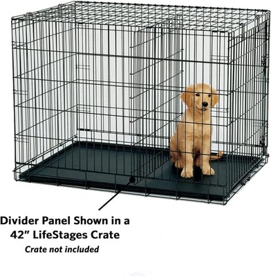 Dog Crate Divider Panel For 36 Inch Crates Adjustable Pet Training Tool - Image 1 of 2