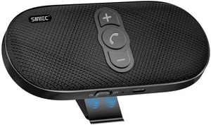 SUNITEC Vivavoce per auto Bluetooth 5.1 con clip Wireless vivavoce si collega a - Zdjęcie 1 z 24