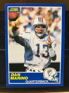 1989 SCORE Football Card #13 Dan Marino, QB, Miami Dolphins, HOF/Mint Condition - Picture 1 of 10