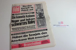 Bild am Sonntag 23.01.1966 Januar BAMS Geschenk Geburtstag 55. 56. 57. 58. 59. - Bild 1 von 2