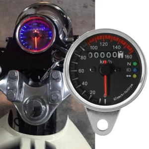 Motorcycle Backlit Dual Speedometer For Honda Magna Shadow Spirit Sabre 600 750 - Picture 1 of 12