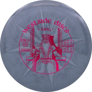Westside Discs King - Tournament Burst - 14 Speed Disc Golf Distance Driver - Picture 1 of 1