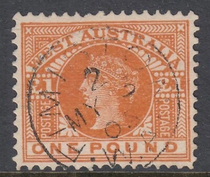 Western Australia 1902 £1 orange brown Fimiston postmark - Picture 1 of 1