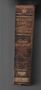 Selected Essays and Miscellaneous Writings by Lord Macaulay - Bild 1 von 8