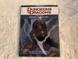 DUNGEONS AND DRAGONS PLAYERS OPTION: HEROES OF SHADOW RPG HARDCOVER BOOK - Foto 1 di 2