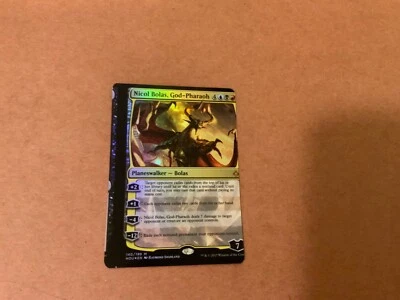 MTG Magic Nicol Bolas, God-Pharaoh Foil x1 HOU NFC Miscut - Image 1 of 2