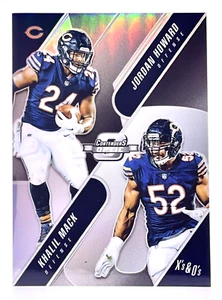 2018 Contenders Optic Xs & Os Prizm Khalil Mack Jordan Howard 161/175 Bears - Bild 1 von 2