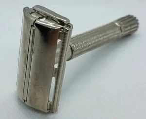 1958 Gillette Super Speed Flare Tip D2 Double Edge DE Rasierhobel  - Bild 1 von 8