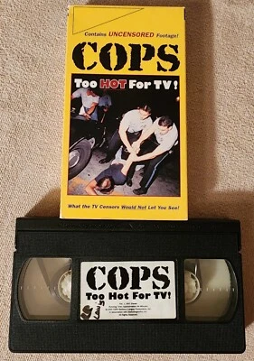 COPS Too Hot for TV Volume 1 VHS Video Tape 1995 Barbour Langley Productions VGC - Image 1 of 2