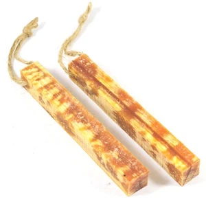 2 Pieces of pine wood 80% of resin, fatwood starter is very easy to light - Picture 1 of 5