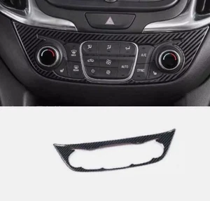 Per Chevrolet Equinox Fibra di Carbonio 2018-2023 Console Centrale Interruttore AC Pannello Trim - Foto 1 di 5