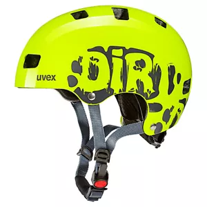 UVEX Kid 3 dirtbike neon - Kinder Fahrradhelm Radhelm Roller Inliner Skate Helm - Bild 1 von 8