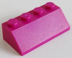 LEGO - Dachstein / Slope 45 2 x 4 (2 piezas), magenta # 3037 - Imagen 1 de 1