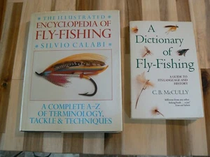 The Illustrated Encyclopedia of Fly Fishing - Calabi 1st Ed. HC & Dictionary FF - Foto 1 di 4