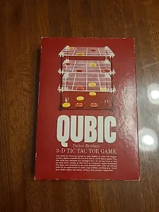 Qubic Parker Brothers 3D Tic Tac Toe Game Vintage 1965 - Picture 1 of 1