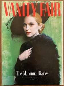 Vanity Fair Magazine November 1996-Madonna-Tim Burton-Natalie Portman-Dior MOMA - Picture 1 of 4