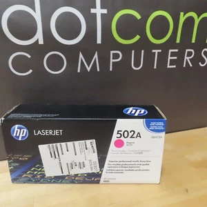 Cartucho de tóner para impresora magenta HP Laserjet 502A Q6473A original - Imagen 1 de 2