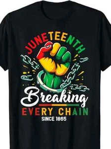 Juneteenth Shirts Women Men African American Freedom 1865 T-Shirt LARGE - Picture 1 of 2