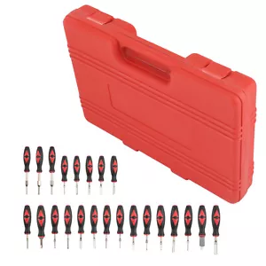 23pcs Auto Wire Terminal Connector Release Removal Crimp Pin Extractor Tool Kit - Foto 1 di 11