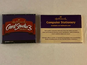 Hallmark Card Studio 3 Deluxe PC CD + Computer Stationery Sierra 2001 - Picture 1 of 8