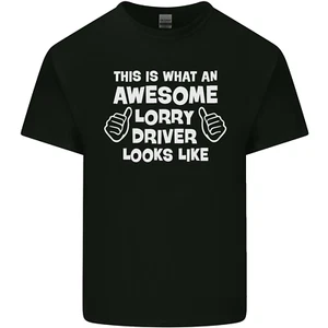 This Is What an Awesome Lorry Driver Looks Mens Cotton T-Shirt Tee Top - Picture 1 of 102