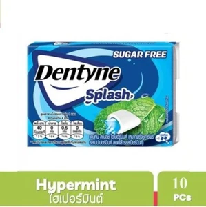 Dentyne Splash Gum Senza Zucchero Aroma di Iperminta 10 Confezioni - Foto 1 di 2