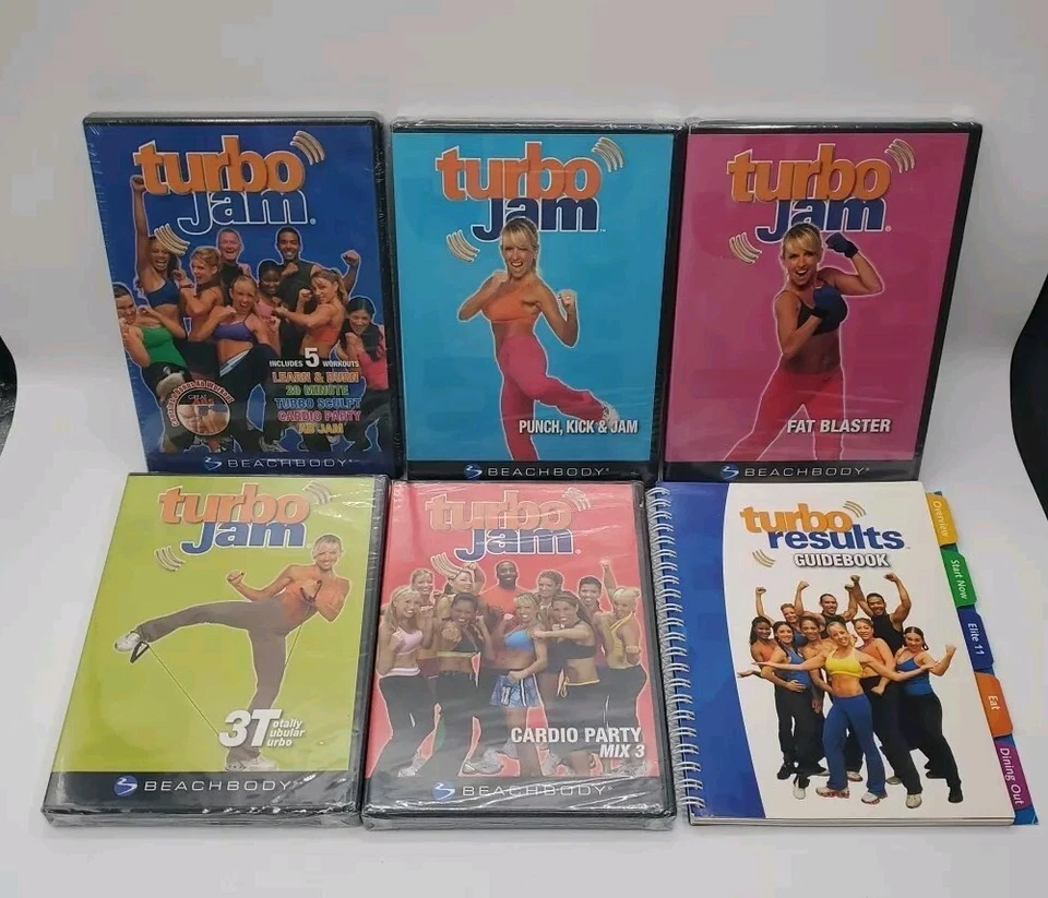 Turbo Jam 5 Rockin' Workouts 2 DVD Set UPC 678026395198 Asin B001d6wi64