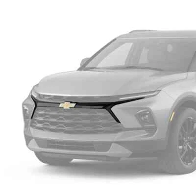 2023-2024 Chevrolet Blazer Front Body Colored Grille Inserts 84764911 Black OEM - Image 1 of 2