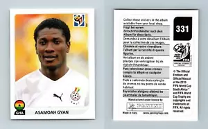 Asamoah Gyan #331 South Africa 2010 Fifa World Cup Panini Sticker - Picture 1 of 1