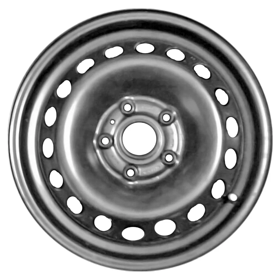 Rueda de acero negra 15x6 reacondicionada OEM 69893 para Volkswagen Jetta 2005-2016 Foto 1 de 1