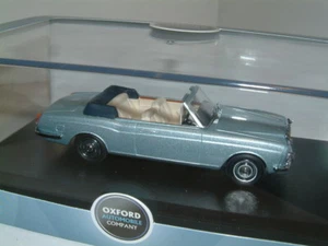 1/43 ROLLS ROYCE CORNICHE CONVERTABLE IN GEORGIAN SILVER METALLIC  `OXFORD ` - Picture 1 of 1