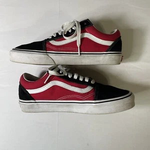 VAN'S UNISEX SIZE 7 MEN/ 8.5 WOMEN OLD SKOOL SNEAKER TENNIS SHOES. PRE-OWNED - Picture 1 of 9